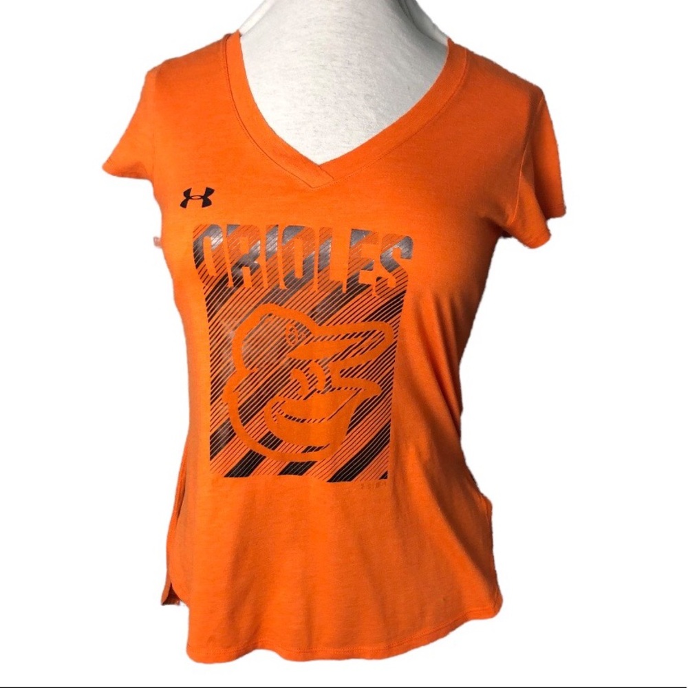 Under Armour Baltimore Orioles Heat Gear Streak Tee T-shirt Loose Fit S